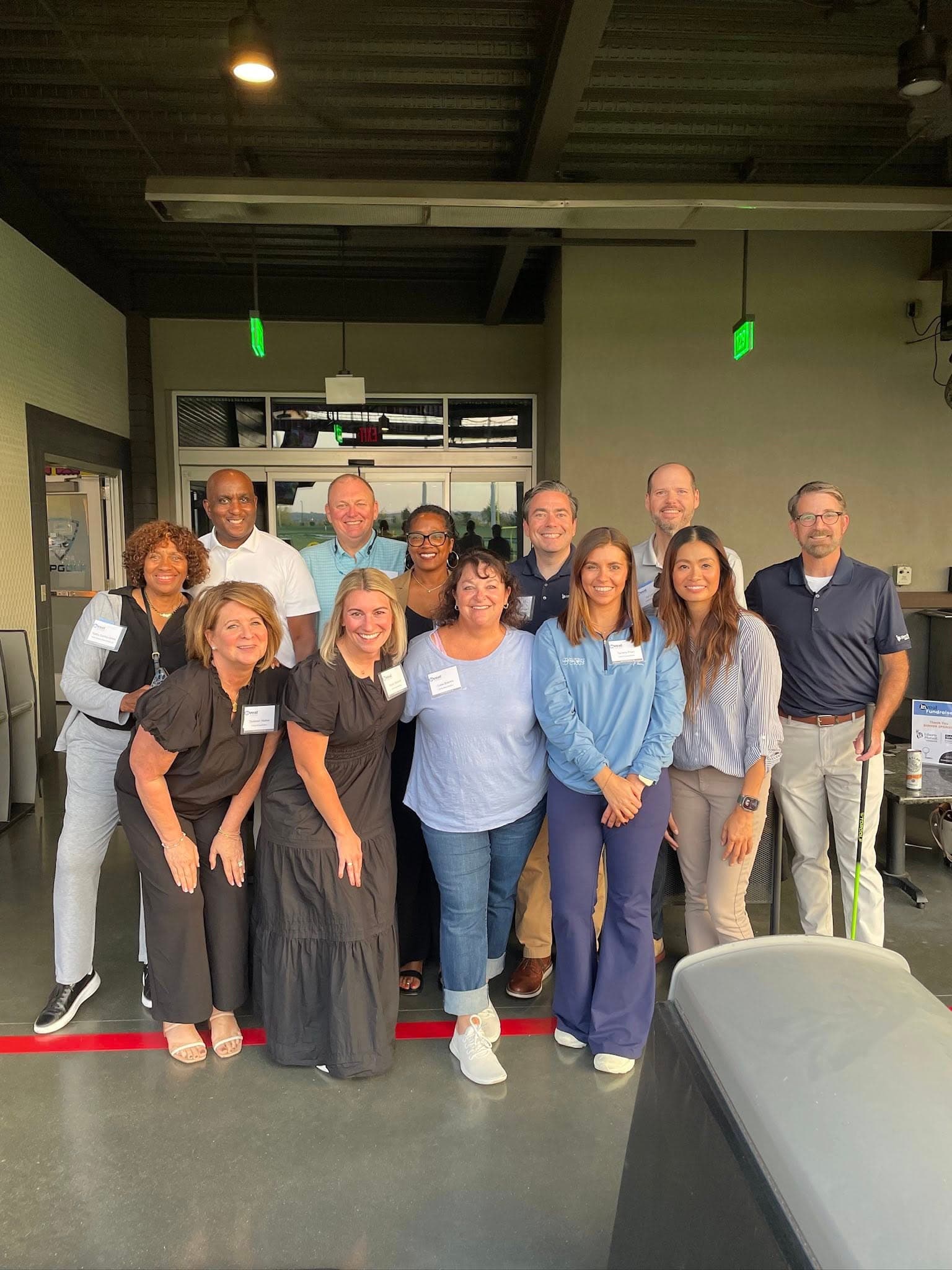 Mc-Wright team at an industry networking event