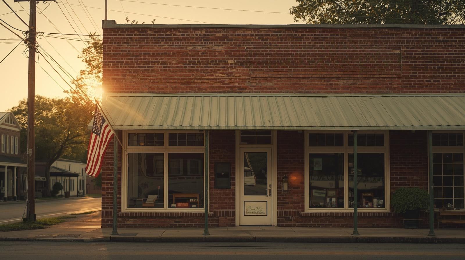 The Mc-Wright Insurance Group storefront in Iuka, Mississippi