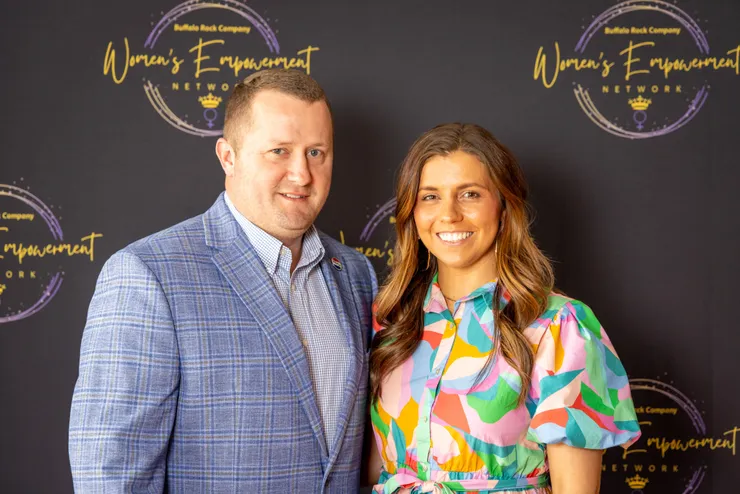 Brandon and Tamara at the Buffalo Rock Company Women's Empowerment Network event